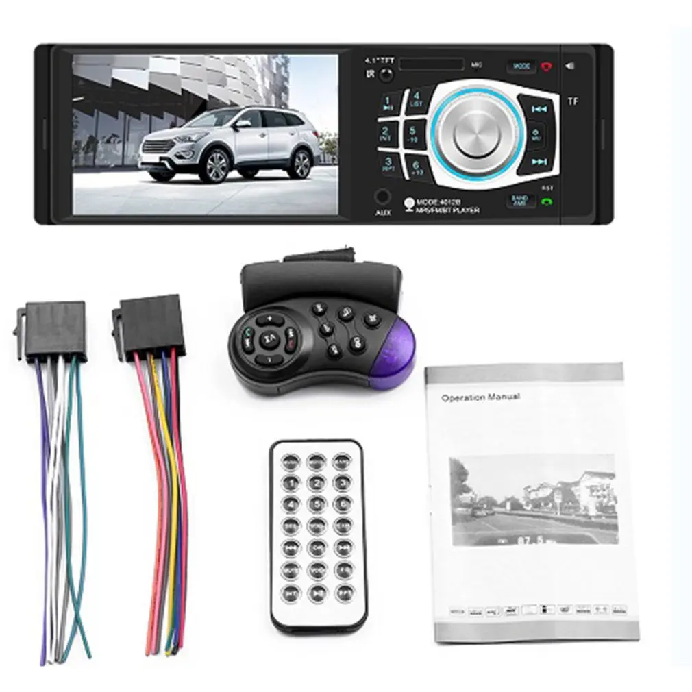 

Automobile 4.1inch TFT HD Digital Screen Car Styling DVD Audio MP5 Player Radio FM Transmitter Bluetooth Support Hands-free Call
