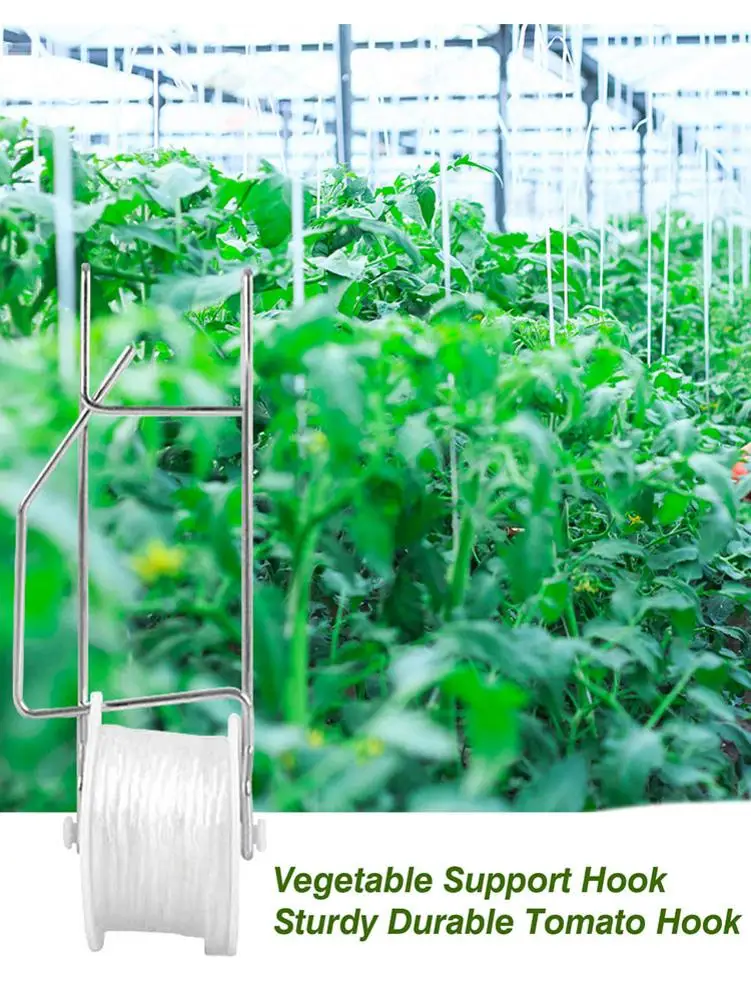 Tomato support hook Garden flowers, vegetables plants and vines support tool vegetable and fruit frame