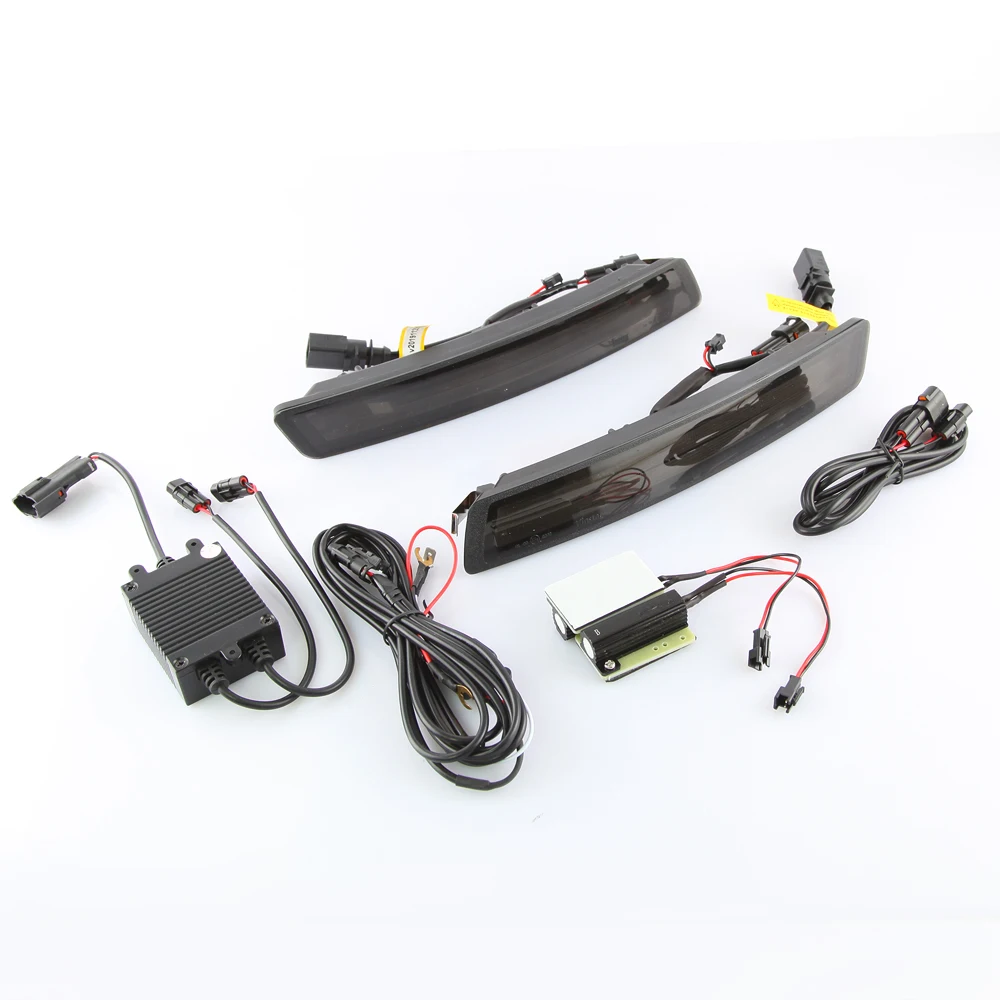 Qirun led drl Дневной ходовой светильник для Volkswagen Beetle 2006-2010 с желтыми поворотниками