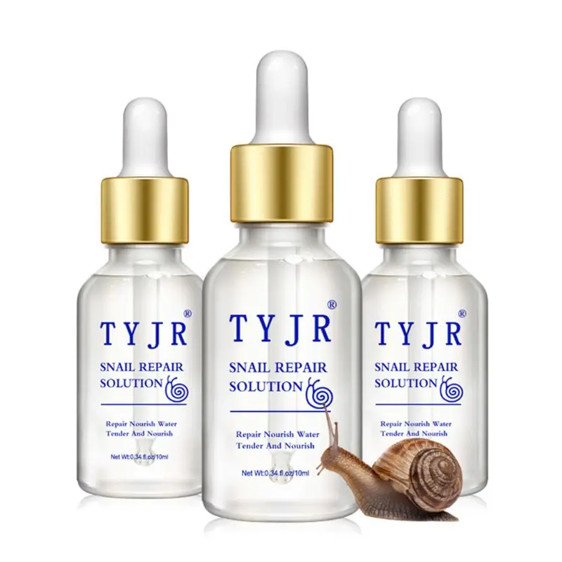 

Snail Repair Solution Serum Essence Whitening Moisturizing For Face Care 10ml