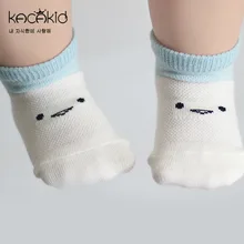 Kacakid/весенне-летние детские носки милые короткие носки в сетку для мальчиков и девочек, ультратонкие носки