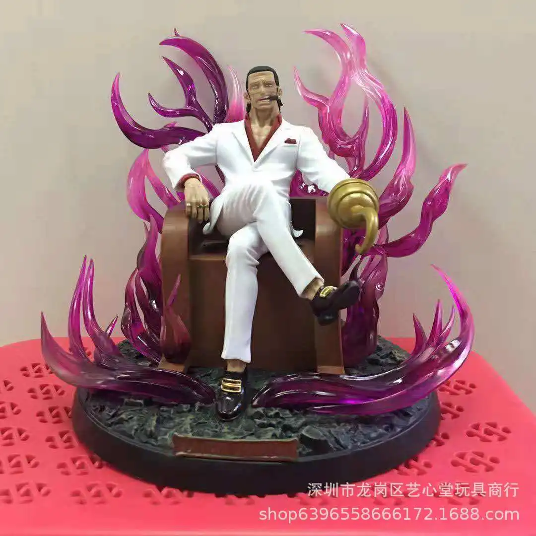 One piece/Sea King Seven Wu Hai GK Throne sha e старый песок Crocker Dahl в коробке гаражный комплект
