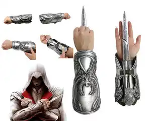 新しい隠しスリーブ剣武器同胞エツィオガントレットのレプリカコスプレ武器 Action Figures Aliexpress