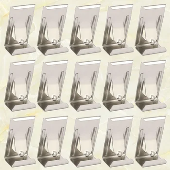 

100PCS/Set Picture Photo Frame Clip Picture Hangers Picture Hanging Hooks for Picture Frame Hanging (Silver)