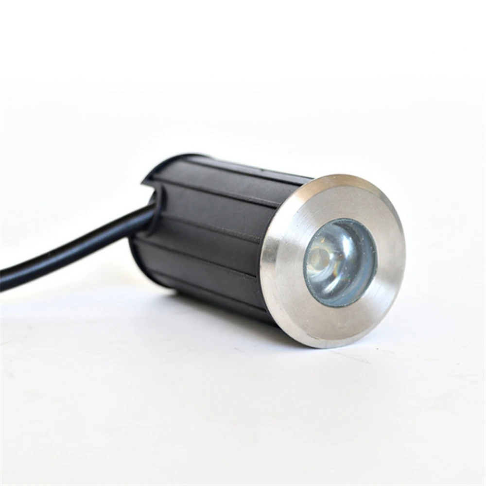 IP68 1W  LED Underwater spotlight Ground Garden Path Floor Lamp Outdoor Underground Buried Yard Lamp Landscape Light 85-265V 12V