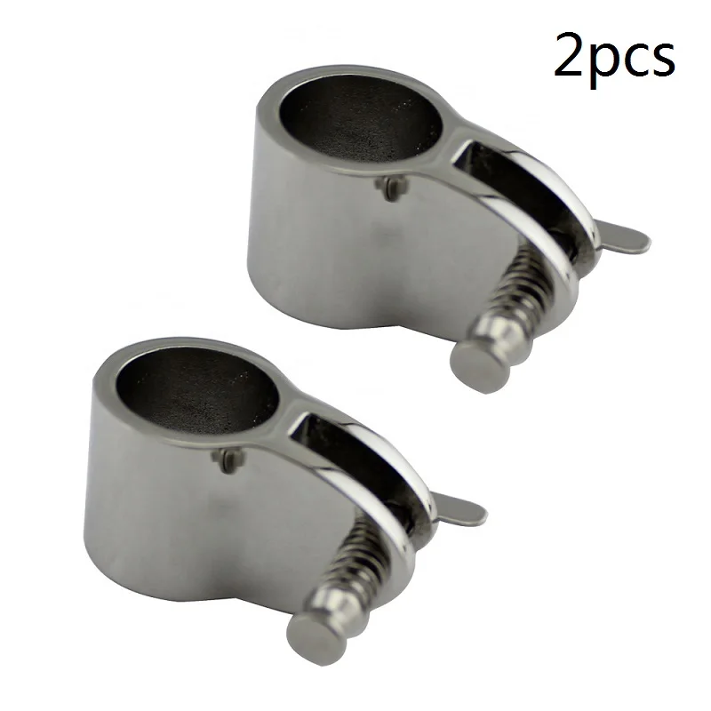 

2PCS 7/8" 1" Stainless Steel 316 Top Jaw Slide With Quick Release Spring Pin Heavy Duty Marine Yacht Boat Hardware