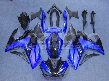 

New ABS Injection Mold Whole Fairings Kit Fit For YAMAHA YZF R3 R25 2015 2016 2017 2019 15 16 17 bodywork set Nice black blue