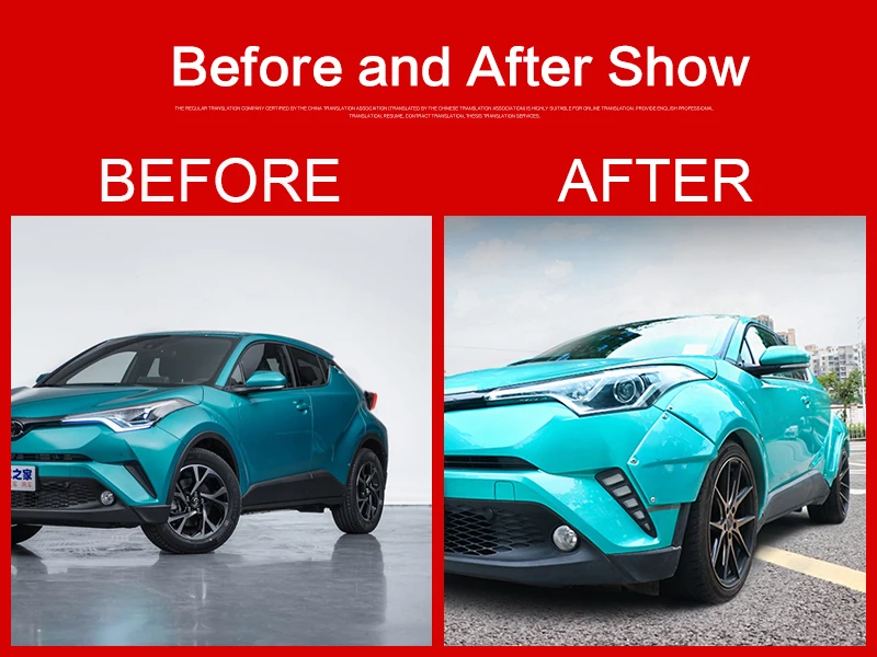 Подходит для Toyota CHR, обвес, крыло,,, год, Воздухозаборники, вентиляционная крышка, автомобильный рефитт, широкий корпус, аксессуары