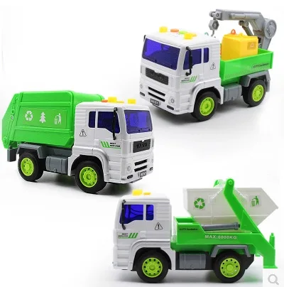 

Storyteller Sound And Light Sanitation Truck Toy Literature And Art 320 Large Size Children Inertia Garbage Truck Toy Car Boy