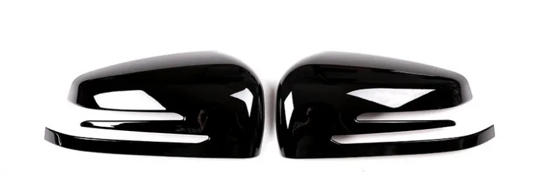 1 пара авто углеродное волокно боковое зеркало заднего вида Крышка Накладка для Mercedes Benz A B C E GLA класс W204 W212