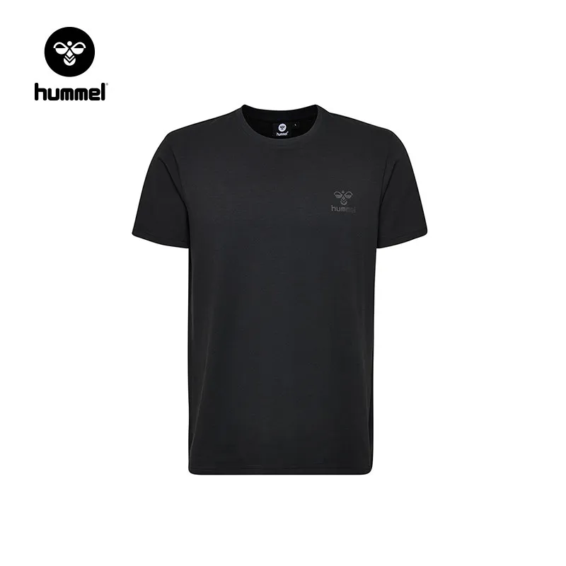 

Hummel men's short sleeves 2019 spring/summer new comfortable casual shirt in pure color 202945