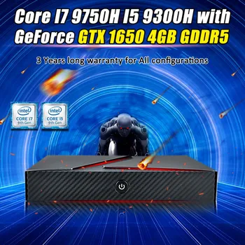 

Gaming mini PC Intel Core i9 i7-9750H i5-9300H GeForce GTX 1650 4GB 2*DDR4 Desktop PC Windows 10 4K HDMI DP Type-C AC WiFi