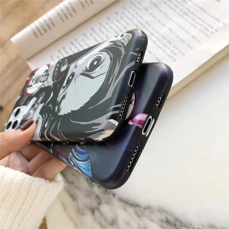 Чехол Demon Slayer для iphone 11 pro 6 6s 7 8 plus X XR XS Max чехол для телефона s новейший японский аниме Kimetsu no Yaiba TPU чехол