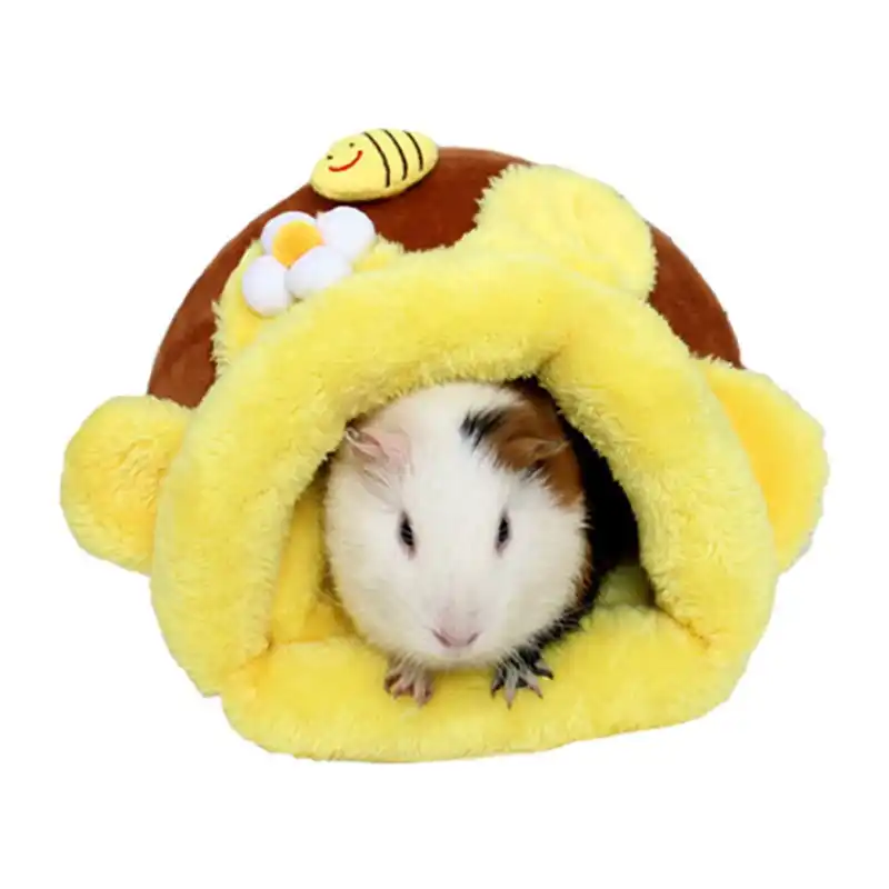 ふわふわ暖かいの巣ペットハムスターオウムモルモットカナリア防風巣ホット Cages Aliexpress