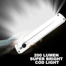 Светодиодный светильник на батарейках, портативный COB, легкая установка, светильник для шкафа, для коридора, для шкафа, для шкафа, для помещений, супер яркий, для кухни