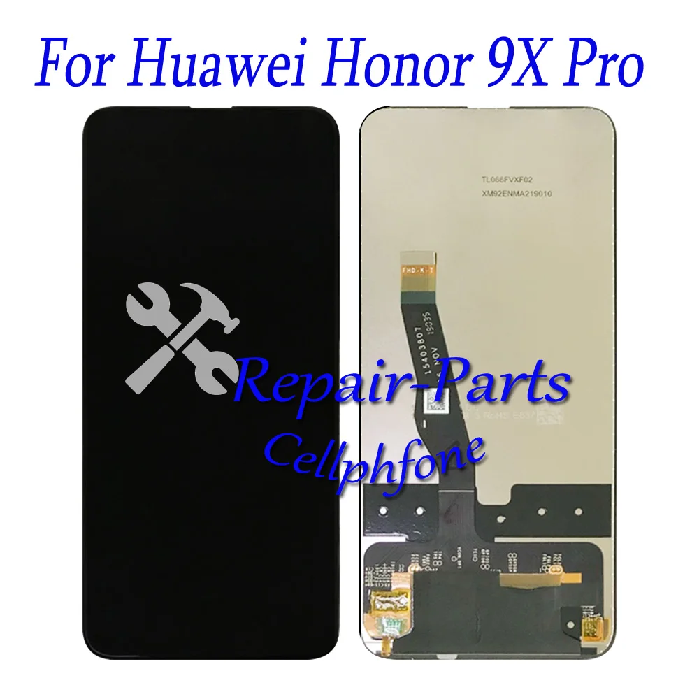 

Новый 6,59 дюймовый полный ЖК-дисплей + фотография для Hua wei Honor 9X Pro кодирующий преобразователь сенсорного экрана в сборе/фотографический номер для отслеживания