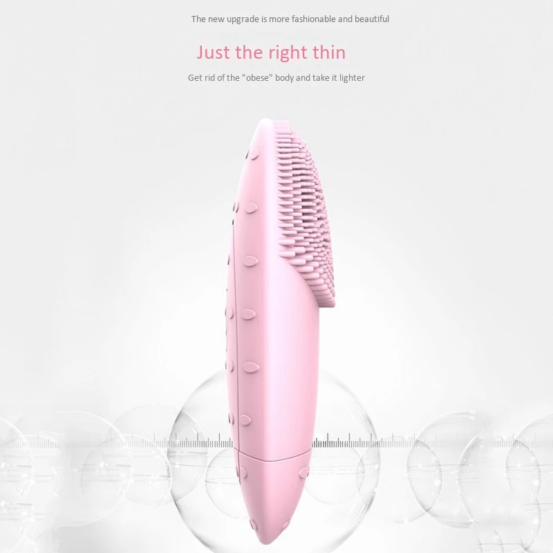 Синяя электрическая щетка для очищения лица Lansing Mini 2 Skin No Dead Corner Pure Dirts очищающее средство антивозрастной против морщин силиконовая щетка Fo