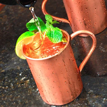 

Pure Copper Mug Creative Coppery Handcrafted Durable Cup For Restaurant Bar Drinkware Party Kitchen Aaccessories