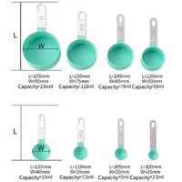 4/8Pcs Measuring Spoons Set Measuring Cups Set Tea Coffee Measuring Tools Liquid Cake Flour Baking Cooking Kitchen Accessories 6