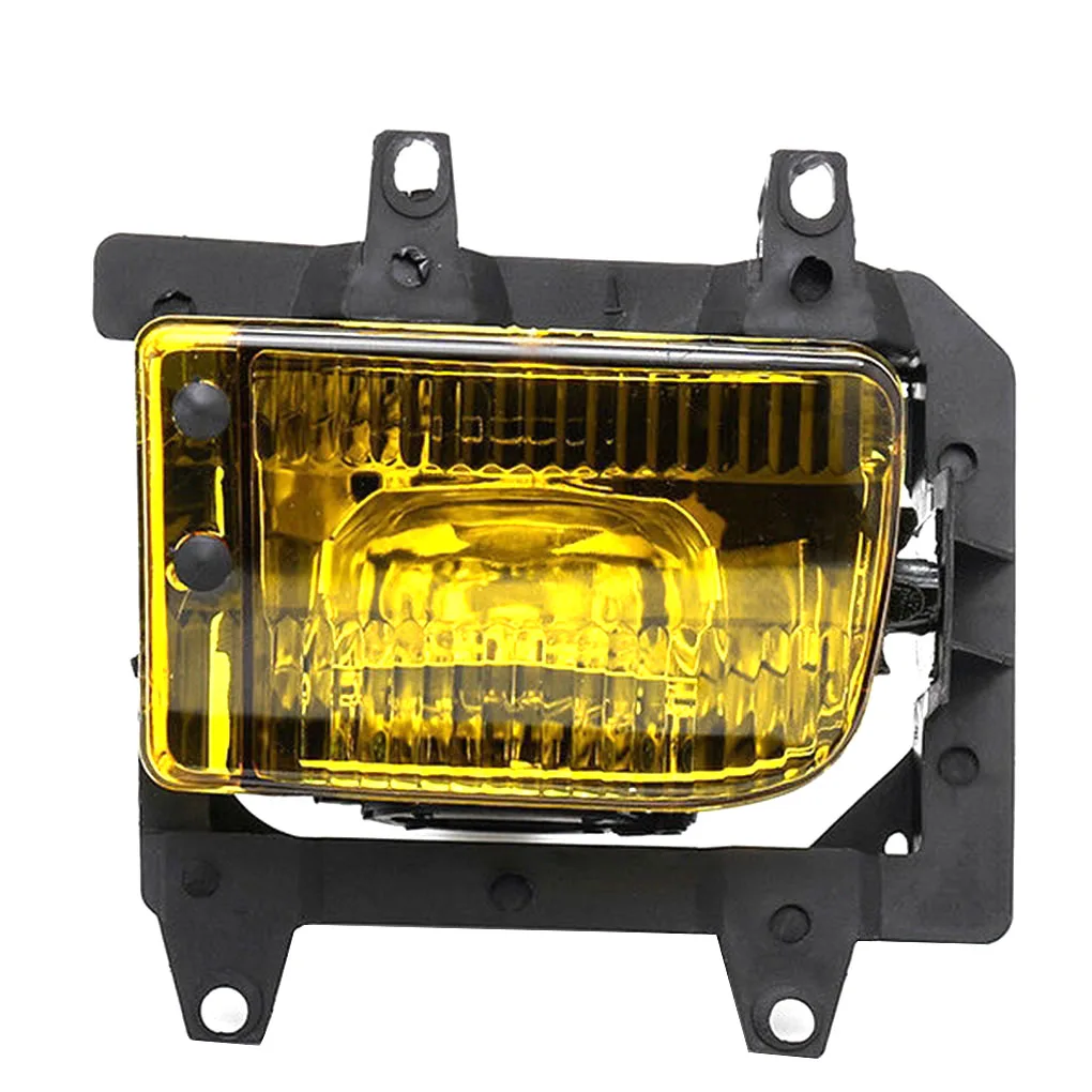 For BMW E30 3 Series 1985 1993 Left Right Side Crystal Yellow Lens Light Car Foglight