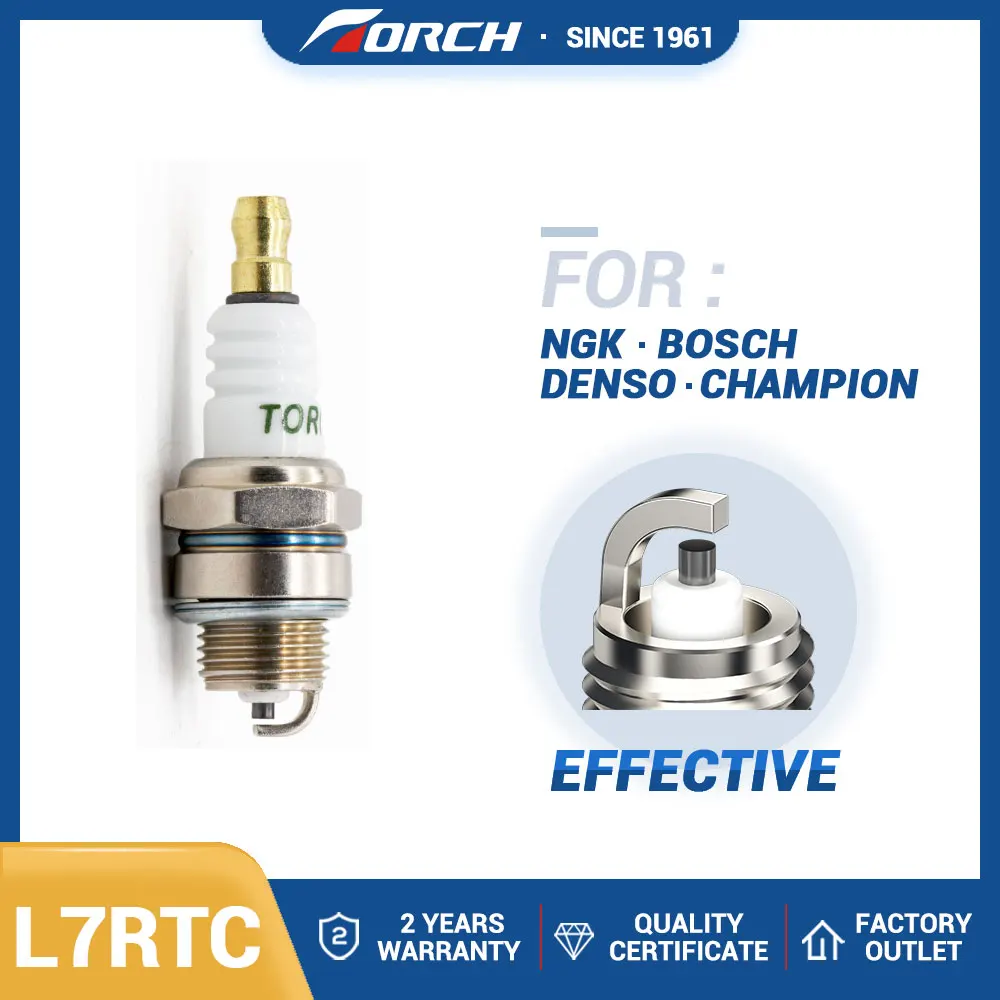 

Spark Plug Torch L7RTC Replacement for for WSR5F for WSR6F 2974 Champion 852 Champion RCJ7Y Brisk PR15Y Candle BPMR7A