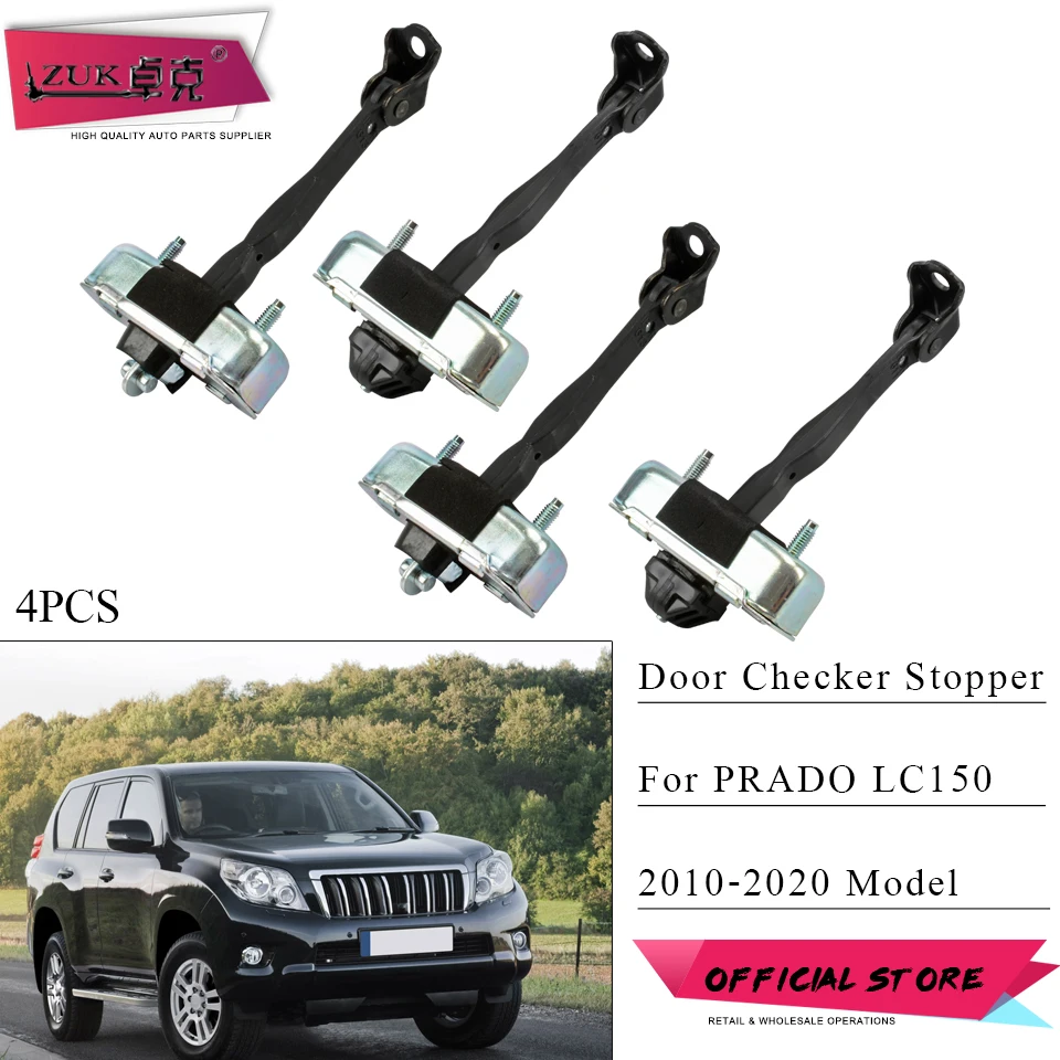 ZUK4PCSFrontRearCarDoorCheckerStopperForTOYOTALANDCRUISER