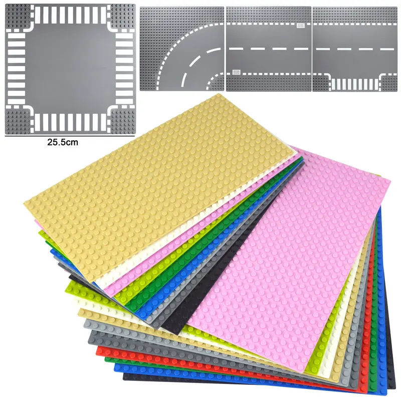 Assembly Bricks 32x32 32x16 Dots Classic Plate New City Road Green