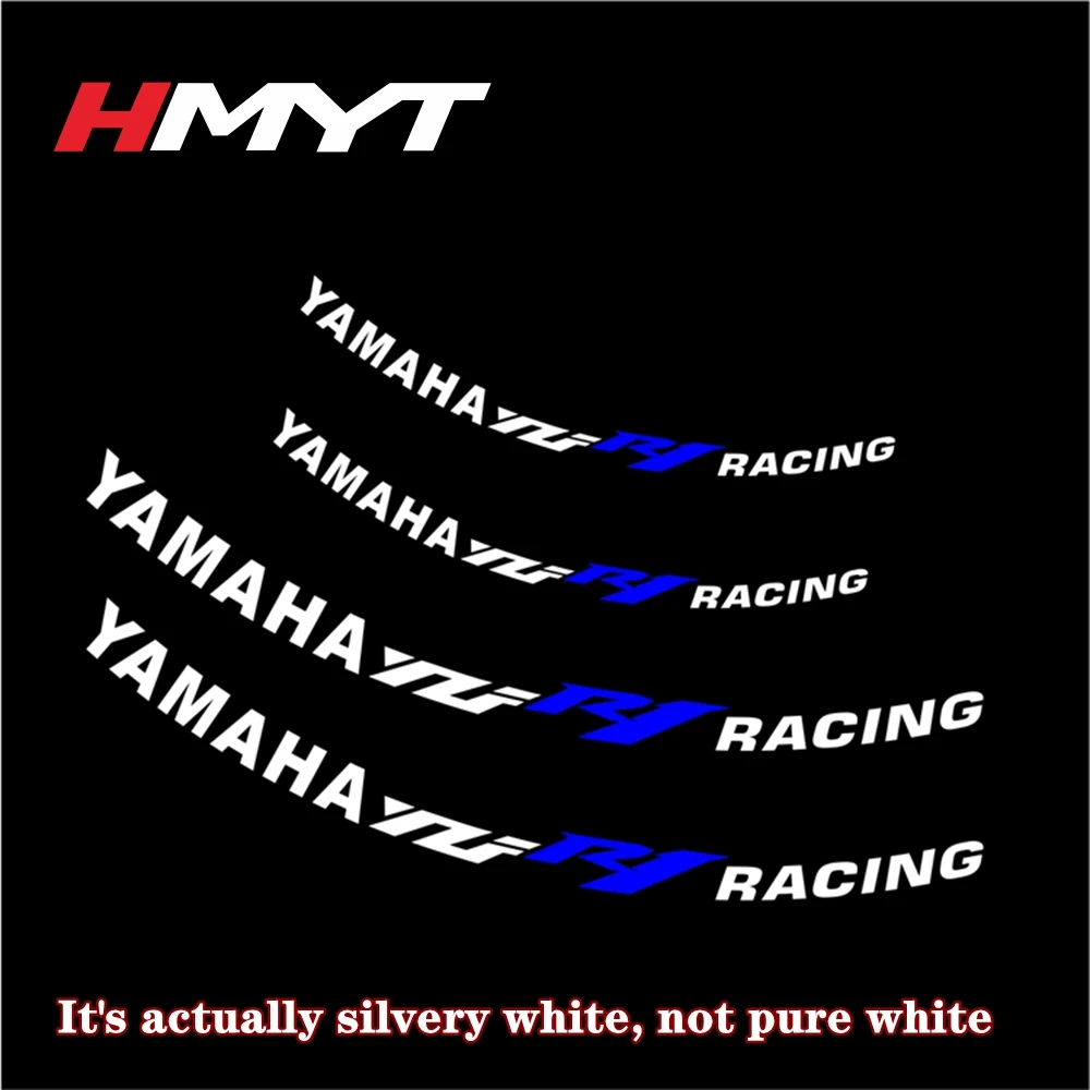 R1 BIUE Для Yamaha R1 r1m мотоцикл Модифицированная наклейка на ступицу колеса Водонепроницаемый светоотражающий обод колеса наклейка цветной край колеса полосы - Цвет: R1 BIUE
