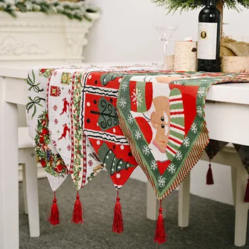 

Christmas Table Runner Merry Christmas Decorations For Home 2020 Kitchen Christmas Ornament Xmas Decor New Year