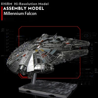 Модель сборного космического корабля MYBY модель 1/144 forMillennium Falcon металлический