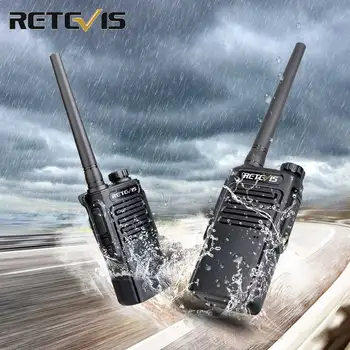 

RETEVIS RT647 RT47 IP67 Waterproof Walkie Talkie 2 pcs PMR Radio PMR446 License-free Walkie-Talkies For Fishing/Skiing/Hunting