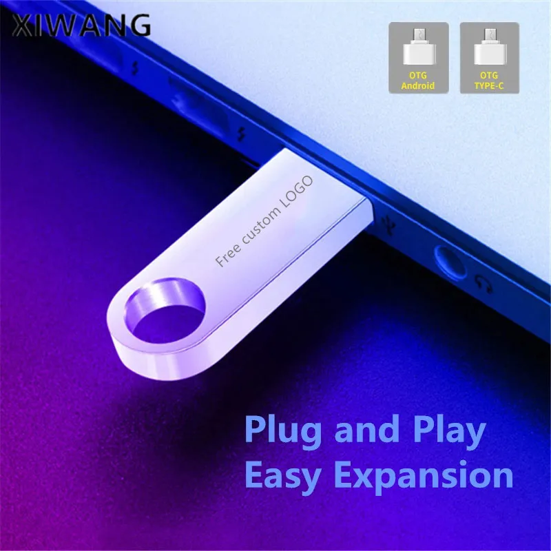 Usb флеш-накопитель 32 ГБ, металлический usb 3,0, флеш-накопитель 64 ГБ, 128 ГБ, 16 ГБ, 8 ГБ, 4 Гб, флеш-накопитель, водонепроницаемый черный u-диск, карта памяти, бесплатный логотип