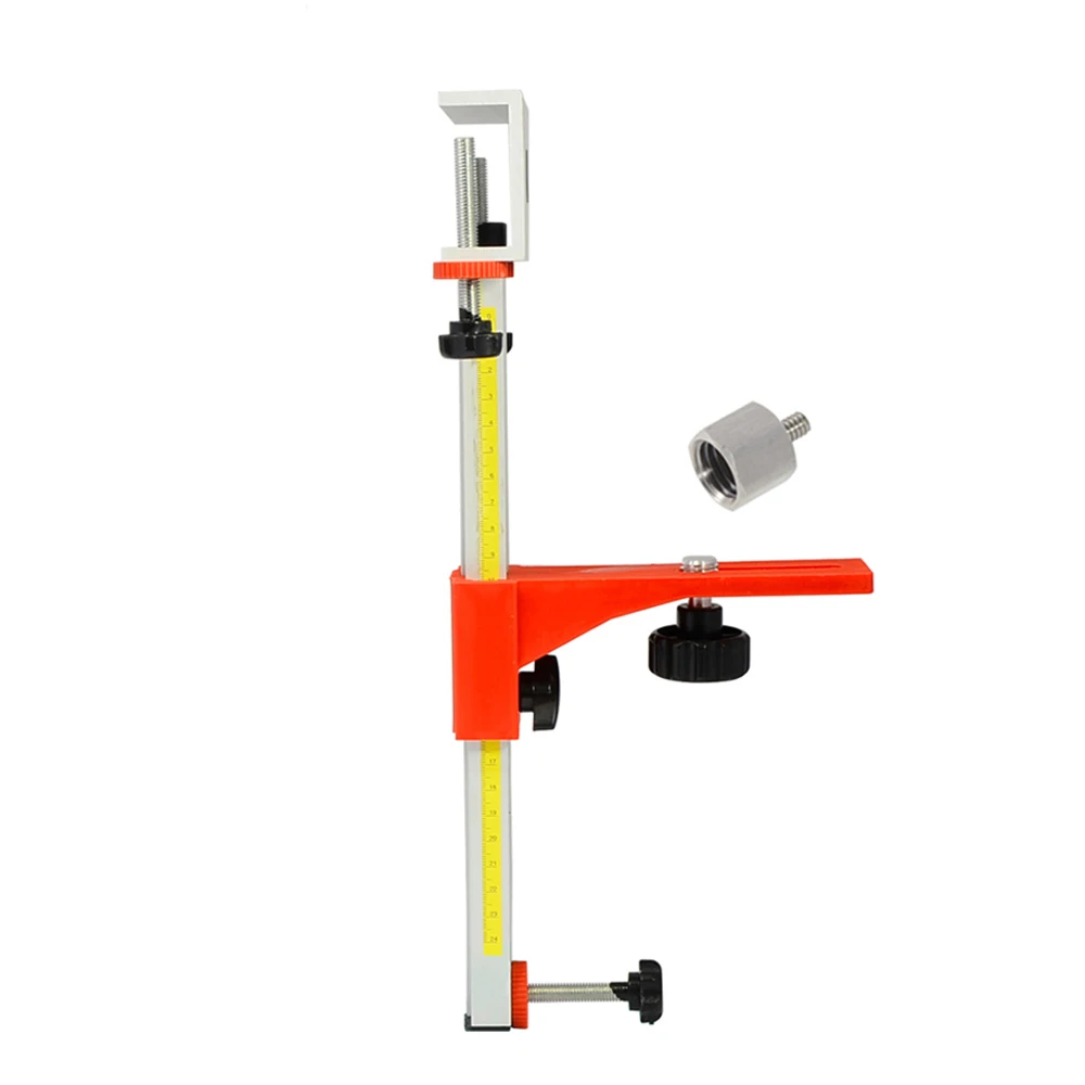 

5/8 "1/4 "Interface Red Rotary Laser Bracket Woodworking Leveling On The Wooden Frame Rack Or L shaped Slot for Laser Level