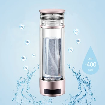 

350ml Quality Hydrogen-Rich Water Cup Ionizer Maker/Generator Super Antioxidants ORP Hydrogen Bottle Portable USB Rechargeable