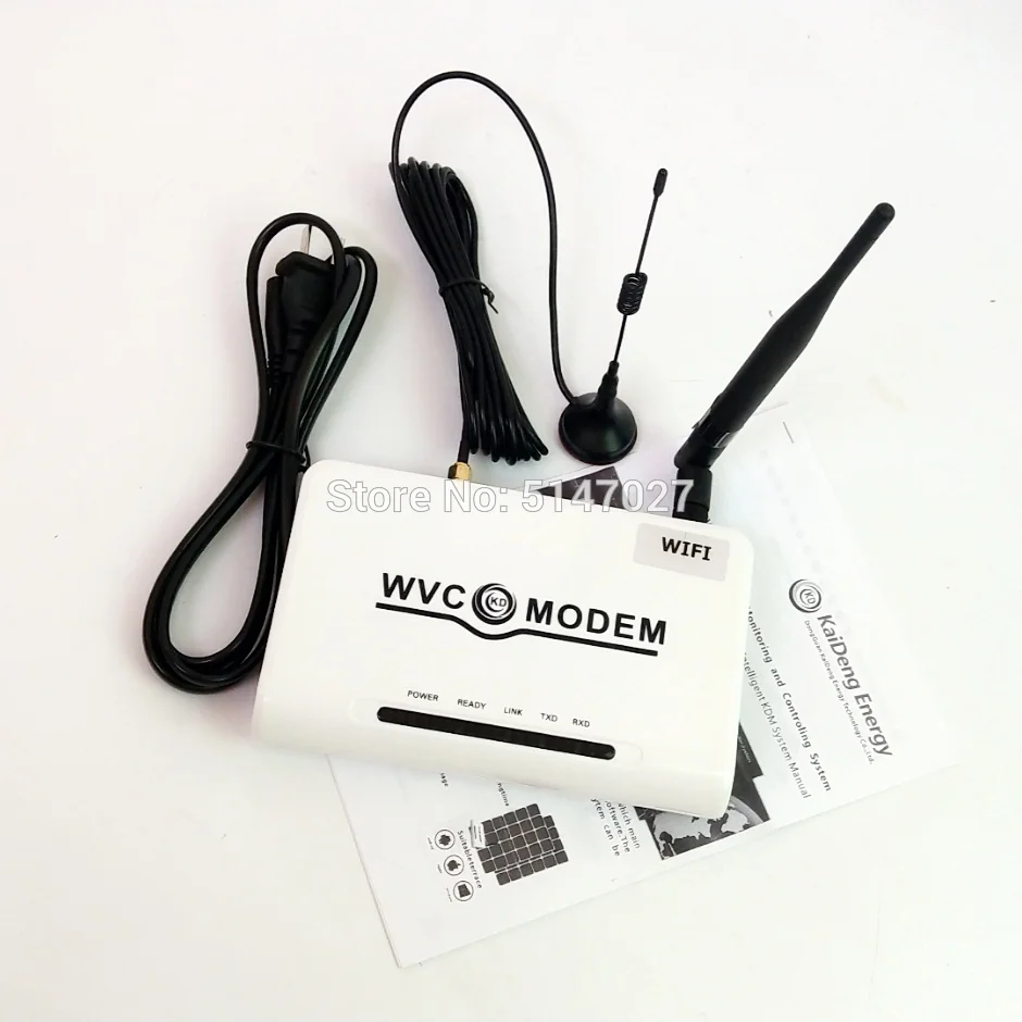 WIFI MODEM 433MHz контролирует PV энергосистему собирая и записывая рабочий статус для