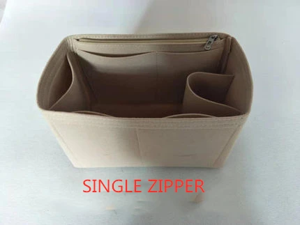 For Goyar Brand Felt Insert Bag Women Insert Organizer Handbag Organizer with Pockets for Cosmetics Makeup Bag Organizers