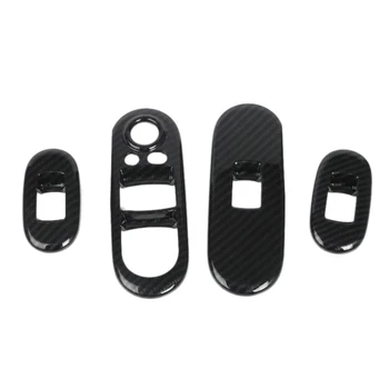 

Door Window Control Covers Lifter Switch Interior Mouldings Handrail Cover Sticker Case for Mini Cooper F55 F56