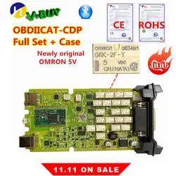 OBDIICAT-CDP Pro OBD2 Bluetooth 2015 R3/2016,00 keygen для автомобилей/грузовиков OBD2 диагностический инструмент obd2 считыватель кодеров как MVD Multidiag