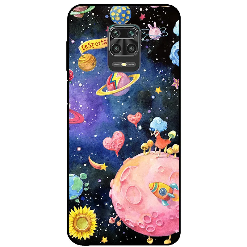 For Xiaomi Redmi Note 9S Case Soft Silicone Back Case for Xiaomi Redmi Note 9 Pro Note9s 9 s Case Redmi9 9S Black Phone Cover 