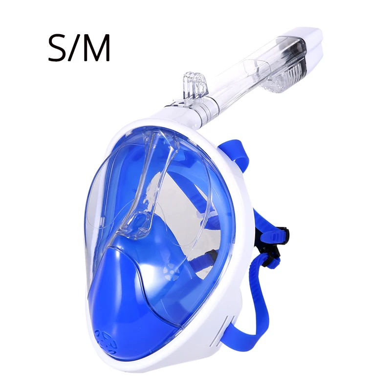 Blue S M Gopro противотуманные маски для дайвинга маска для лица для камеры Gopro очки для подводного плавания набор водные аксессуары для плавания - Цвет: Blue S M