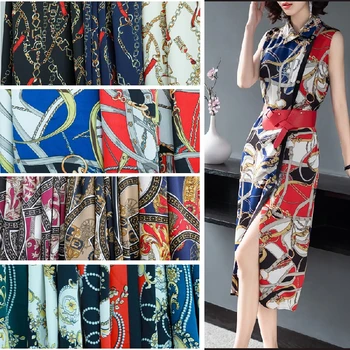 

Spring and summer printed fabric animal leopard snake snake zebra dot fashion fabric new dress skirt fabric