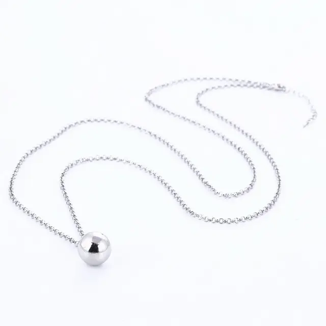 임신 중의 스타일과 편안함을 조화롭게 결합한 하모니 볼 목걸이