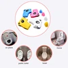 Upgrade Kids Panda Potty Training Seat Portable Travel Toilet Cover Foldable Reusable Pot Ring With Splash Guard Non-Slip Pads 4