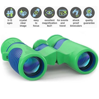 

Kids Binoculars 8x21 Bird Watching Hiking Hunting Outdoor Scope Toy For Boys Girls Outdoor Campings Hiking Dropshipping
