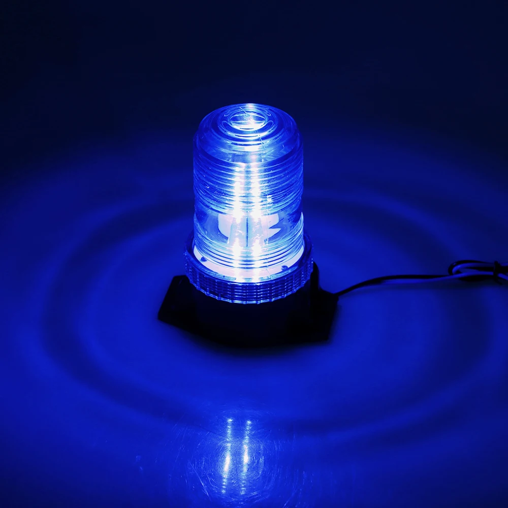 30 LEDs 12-30V Blue Color Led Strobe Signal Flashing Beacon Emergency Ambulance Lights