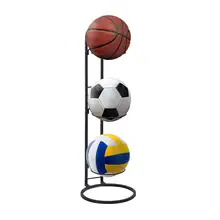 Football Basketball Volleyball Display Storage Rack Holder Basketball Storage Racks Screw-Free Portable Outdoor Football Stand