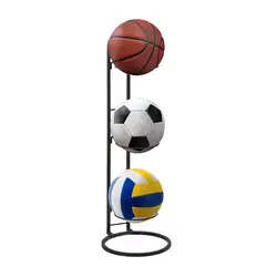 Football Basketball Volleyball Display Storage Rack Holder Basketball Storage Racks Screw-Free Portable Outdoor Football Stand
