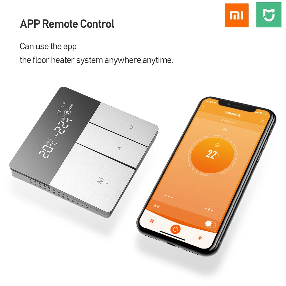 MIJIA WiFi Smart Thermostat Temperature Controller For Water Electric Floor  Gas Boiler Heating Control MI Home APP - AliExpress