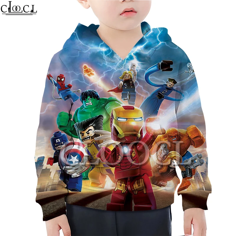  Baby Daughter T Shirt Marvel Comics Iron Man 3D Print Hoodie Boy Girl Superhero Sweatshirt Youth Fa