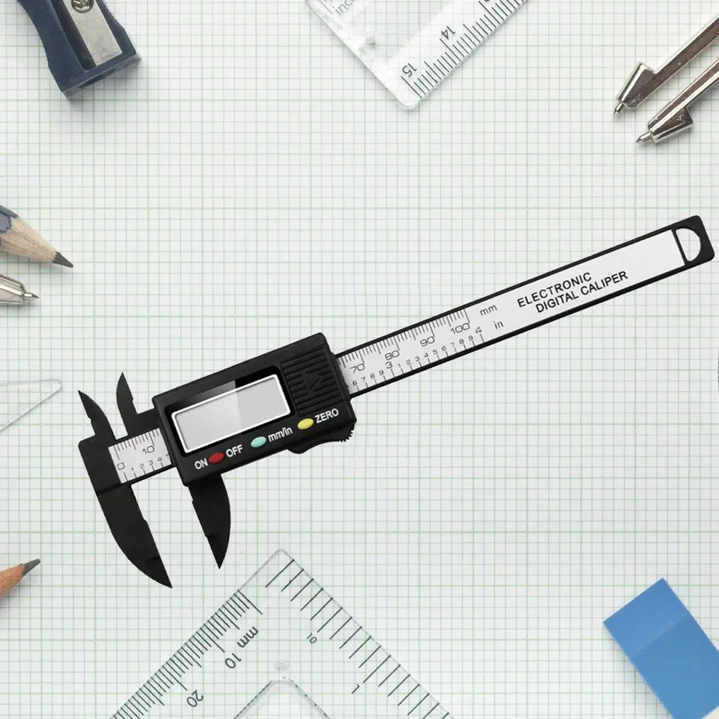 «Собирая цветы» штангенциркуль 0-150 мм пластиковый цифровой дисплей штангенциркуль измерительный инструмент внутренний диаметр